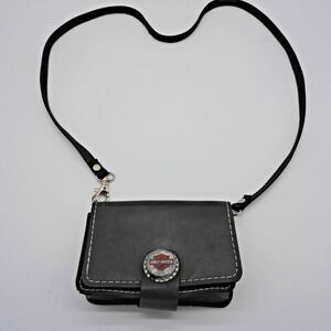 Vintage Harley-Davidson Little Earth Recycled Rubber Bottle Cap Crossbody Purse